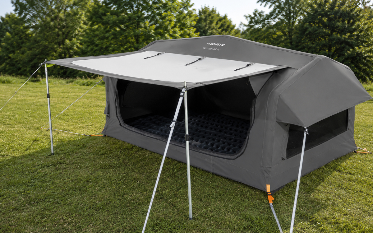 Oppblåsbart telt Pico FTC 2X2 TC for 2 personer polycotton - Dometic sett forfra