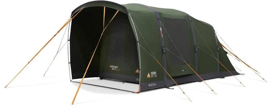 Oppblåsbart telt Sierra Air TC 300 3-pers. polybomull ivy forfra