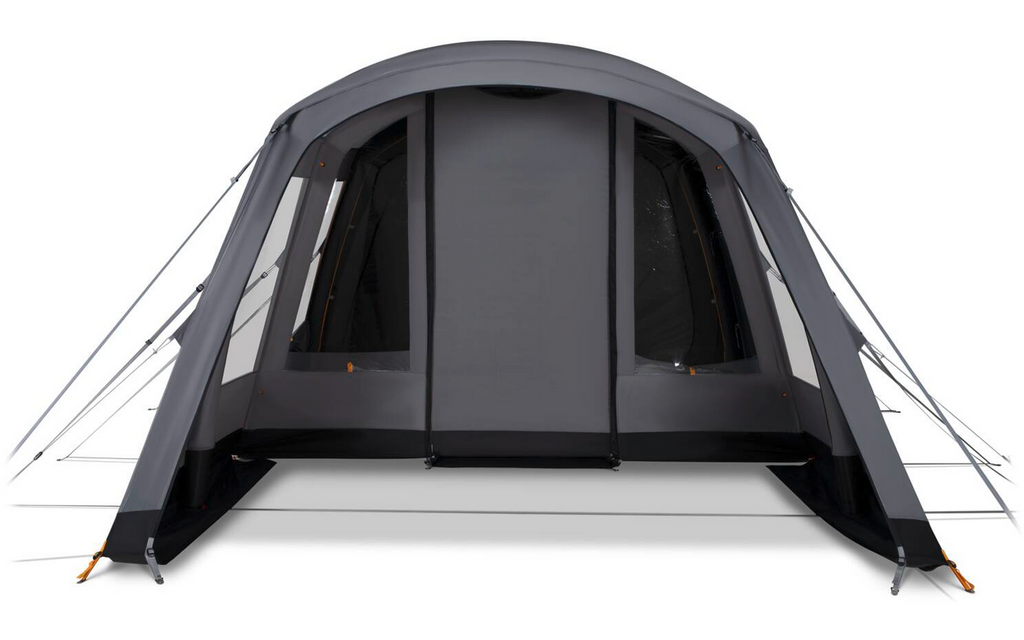 Detalj av luftrør og stormbånd på Oppblåsbart tunneltelt Dawlish 04 Air for 4 personer - Kampa
