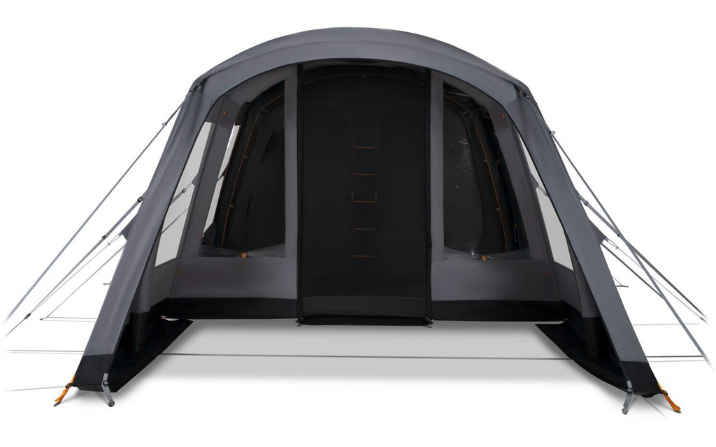 Store vinduer på Oppblåsbart tunneltelt Dawlish 04 Air for 4 personer - Kampa i nærbilde
