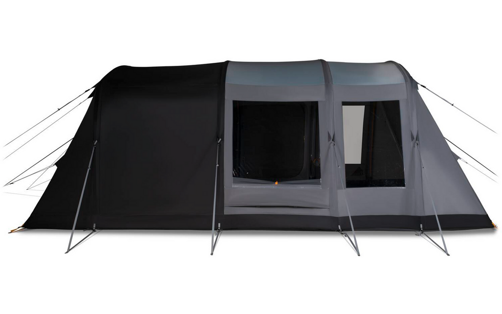 Oppblåsbart tunneltelt Dawlish Air 06 for 6 personer 31,8 kg - Kampa med åpen nedfellbar fordør