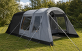 Oppblåsbart tunneltelt Dawlish Air 06 for 6 personer 31,8 kg - Kampa sett forfra i grå farge
