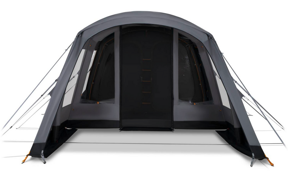 Oppblåsbart tunneltelt Dawlish Air 06 for 6 personer 31,8 kg - Kampa, mørklagt soverom