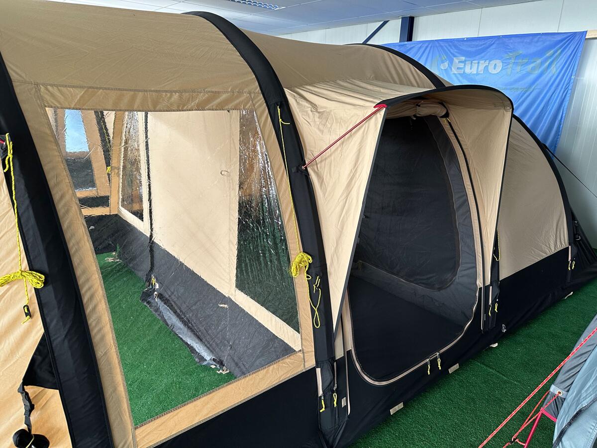 Oppblåsbart tunneltelt Georgia BTC Air beige farge