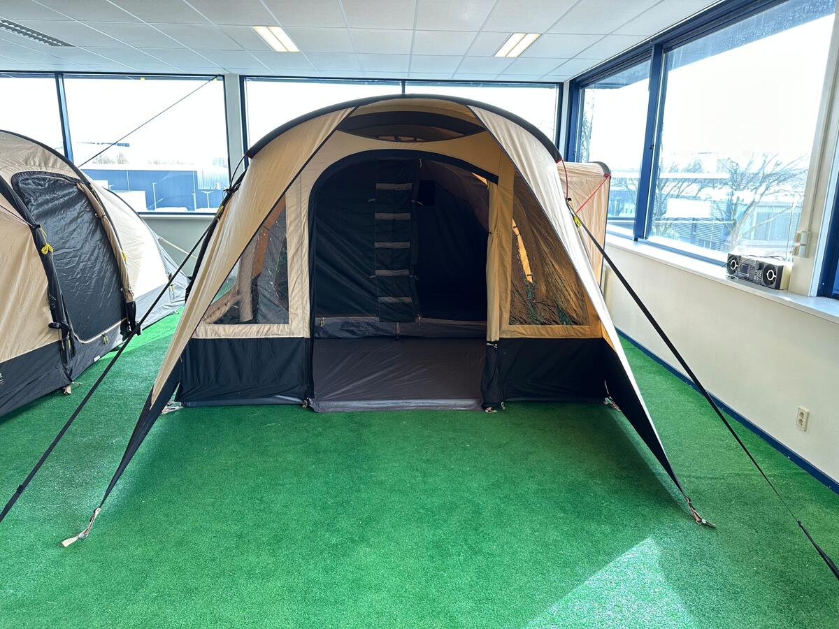 Nærbilde av stoffmateriale i Oppblåsbart tunneltelt Kentucky BTC Air
