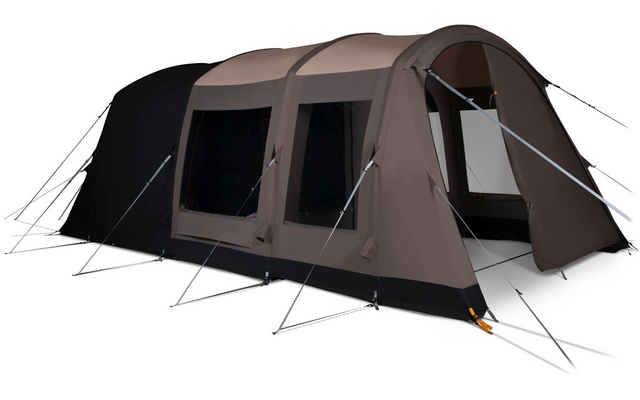Oppblåsbart tunneltelt Rockcliffe Air TC 06 for 6 personer - Kampa sett fra siden med sidedør