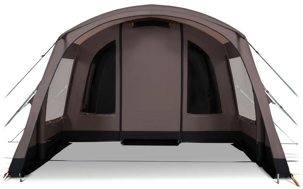 Innsiden av Oppblåsbart tunneltelt Rockcliffe Air TC 06 for 6 personer - Kampa med mørklagt soverom