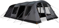 Oppblåsbart tunneltelt Saunton Air 04 for 4 personer - Kampa sett forfra med stort fortelt