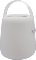 Oppladbar bordlampe med Bluetooth-høyttaler foran