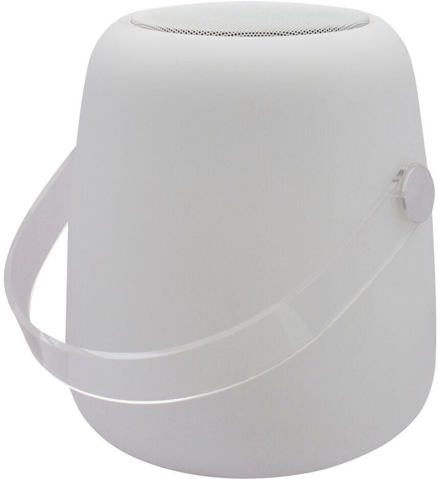 Detalj av fjernkontroll til Oppladbar bordlampe med Bluetooth-høyttaler