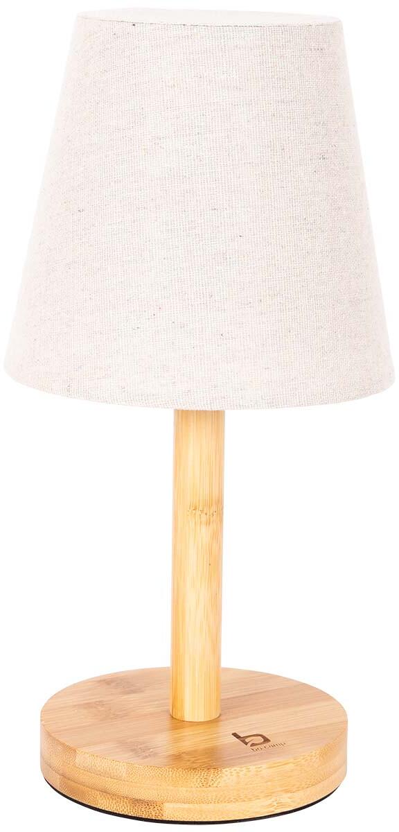 Oppladbar bordlampe Catherine med touch forfra