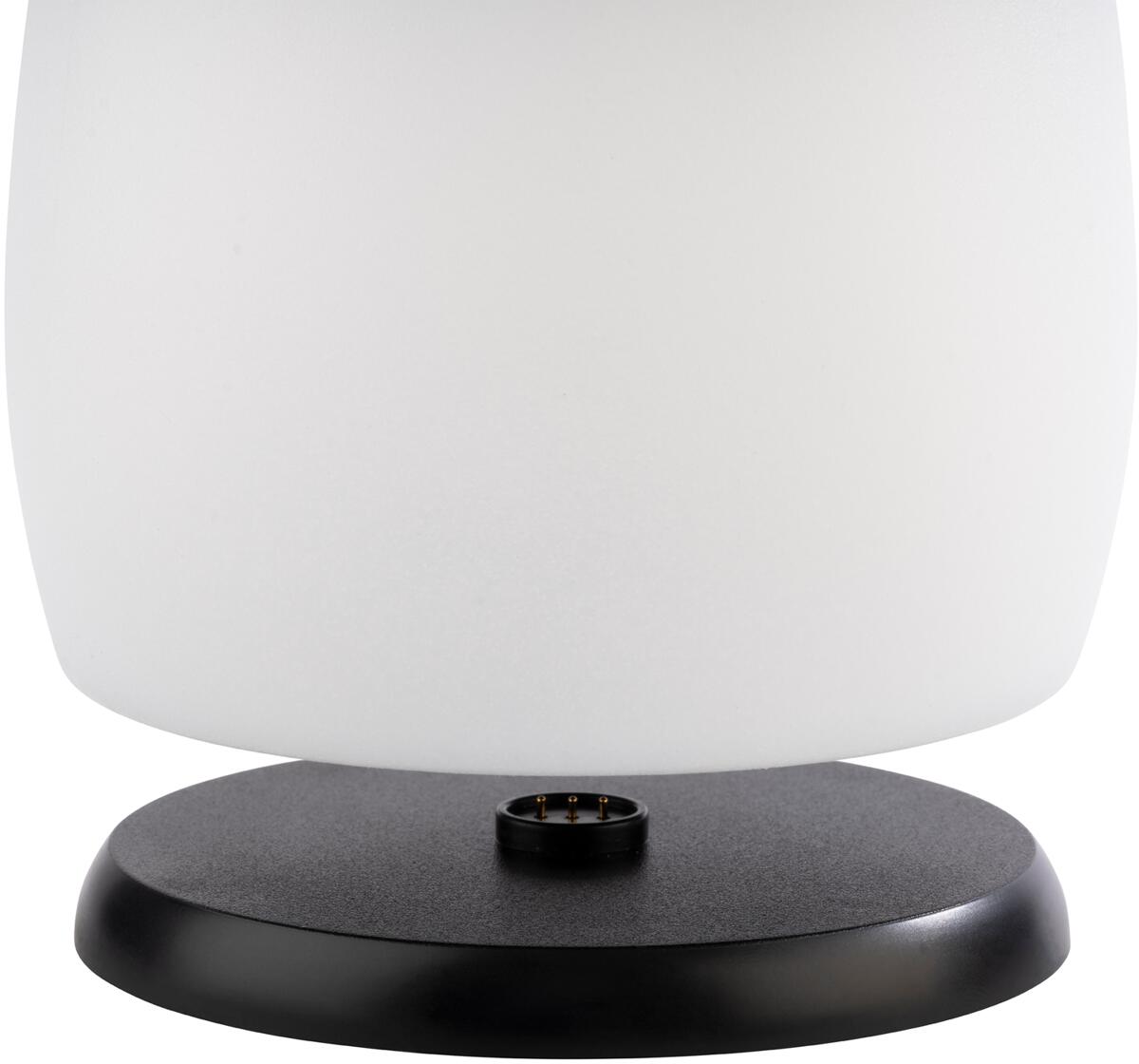 Detalj av håndtak på Oppladbar bordlampe Niels med RGB og dimmer