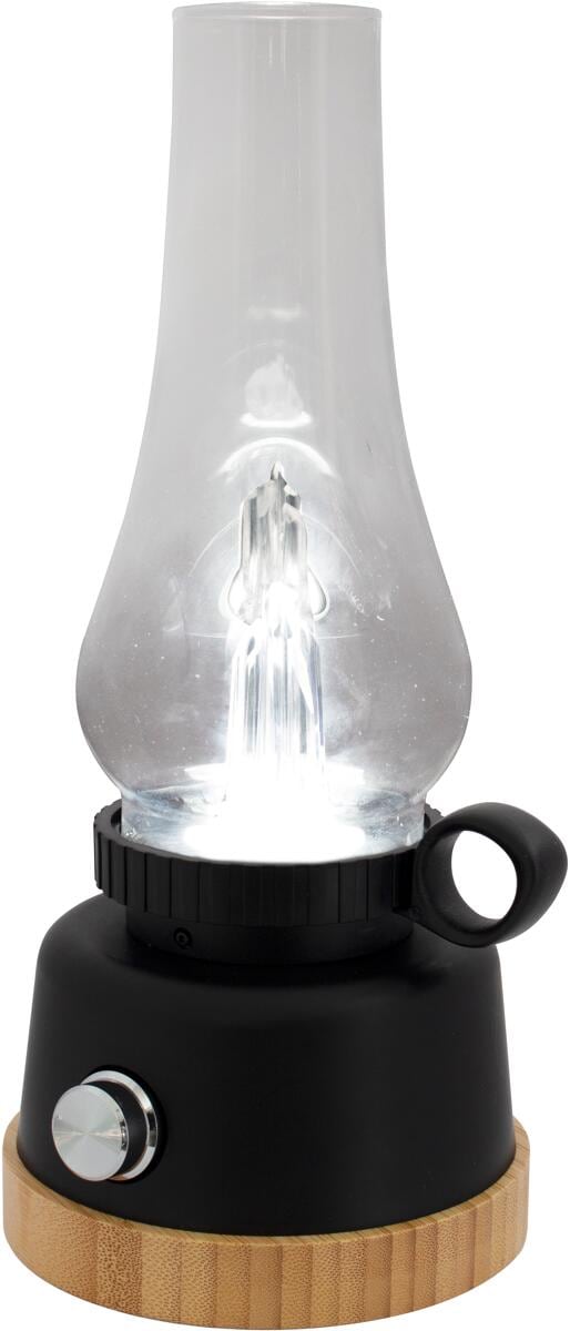 Oppladbar bordlampe Wind med dimmer og powerbank detalj dimmer