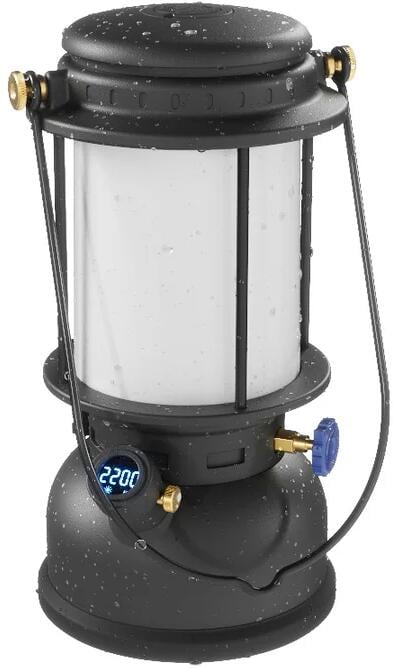 Oppladbar campinglanterne LM500 500 lumen med powerbank - Petromax forfra