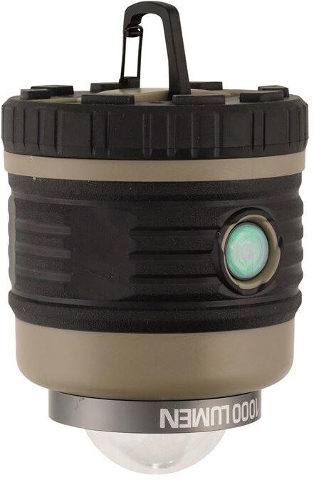 Detalj av oppladbar campinglykt Lighthouse 1000lm med powerbank