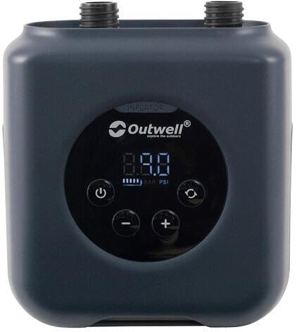Oppladbar høytrykkspumpe Tempest 12V med LCD-display - Outwell forfra