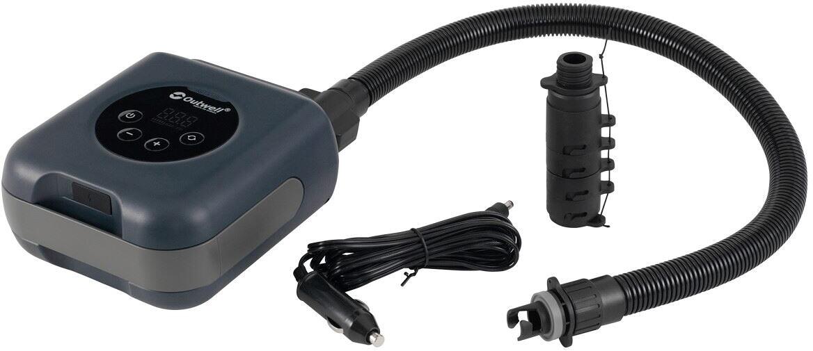 Oppladbar høytrykkspumpe Tempest 12V med LCD-display - Outwell med uttrekkbart håndtak