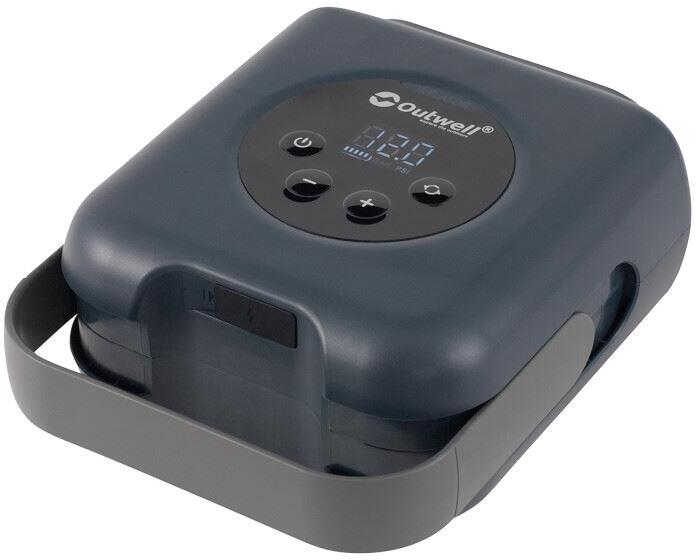Detalj av LCD-display på Oppladbar høytrykkspumpe Tempest 12V - Outwell