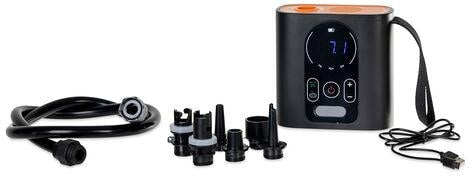 Oppladbar luftpumpe 22 PSI med LCD-display forfra