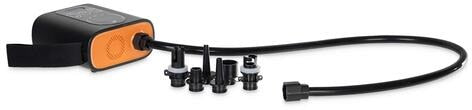 Oppladbar luftpumpe 22 PSI med LCD-display bakside