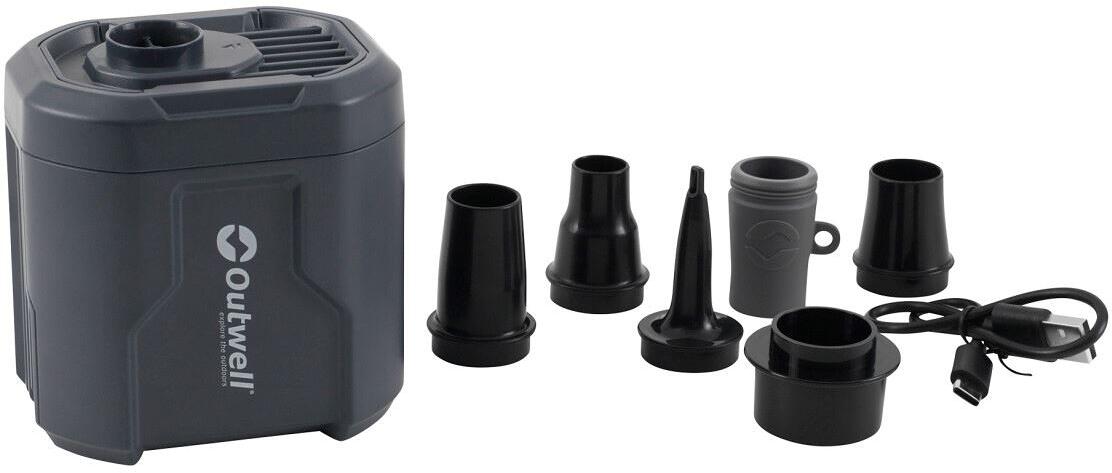 Detalj av Oppladbar luftpumpe Mistral 600 l/min USB-C port