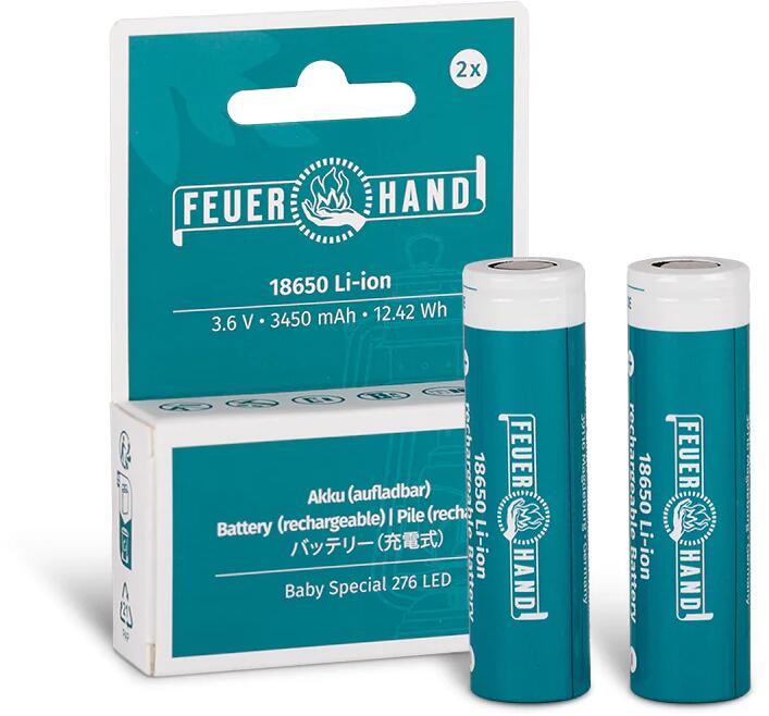 Oppladbart batteri 2-pk for Baby Special 276 LED lykt bakside