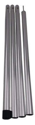 Oppstillingsstang aluminium 4-delt 45-180 cm for solseil fra Bent montert utendørs
