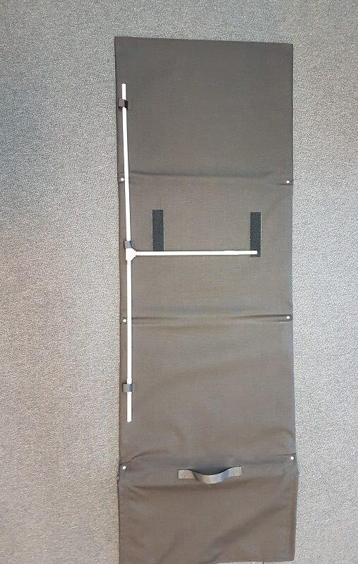 Bakside av Oppstillingsstativ for sammenleggbare solcellepanel aluminium Solarswiss