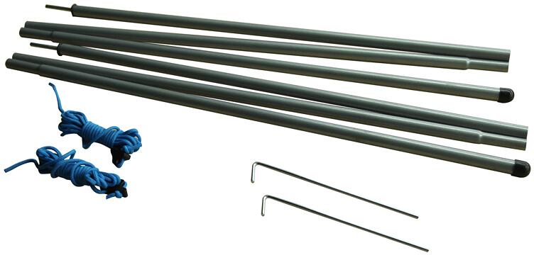 Oppstillingstenger stål 16x180 cm for solseil 2-pack - Westfield forfra