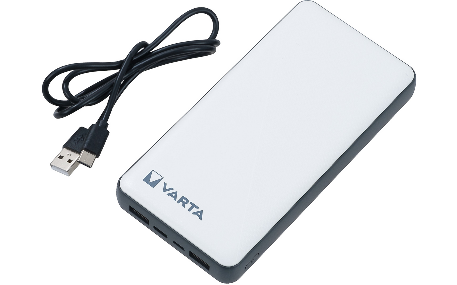 Oppvarmbar campingpute med Varta powerbank 20000 mAh - Eurom Warmigo montert på stol