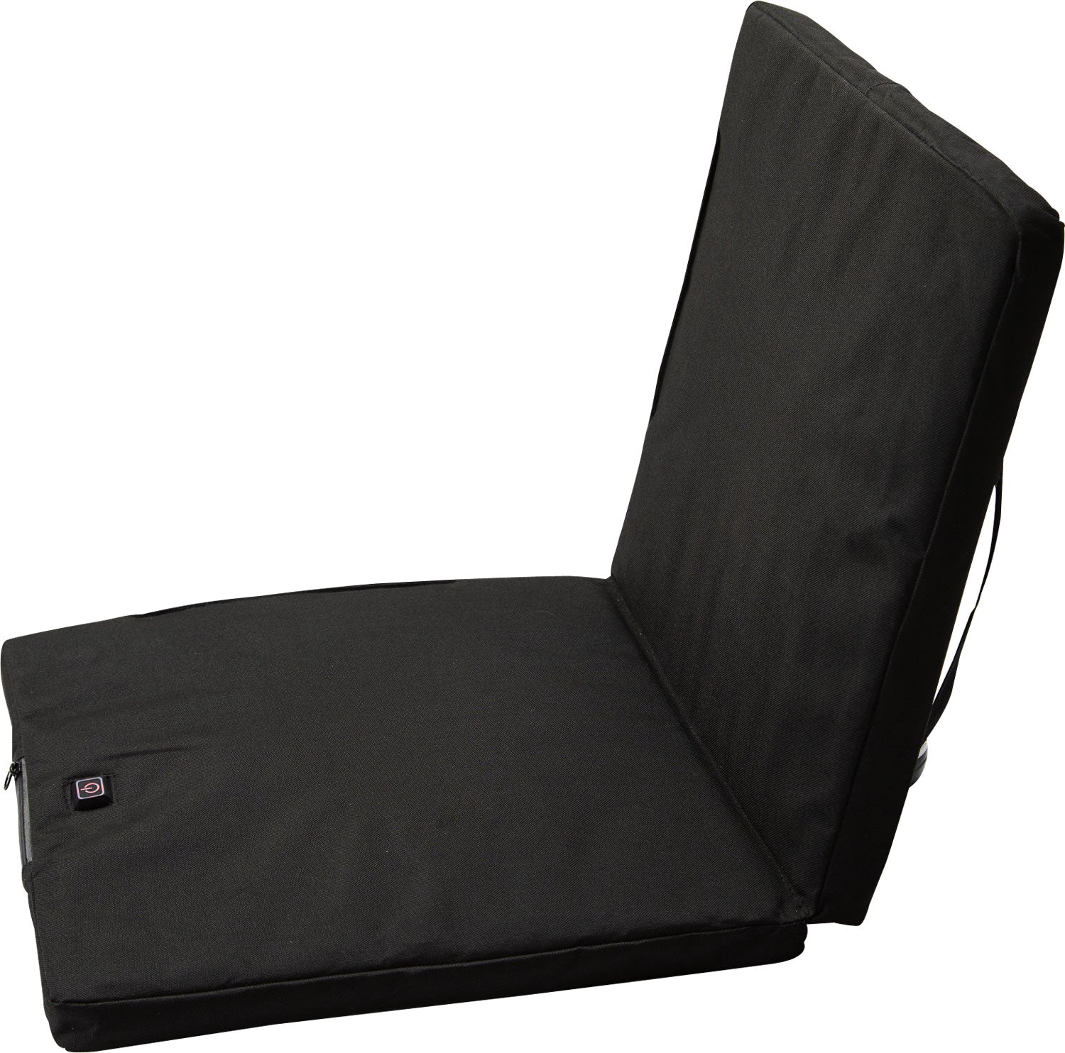 Oppvarmbart sitteunderlag Bottom Heater 40x40 cm svart vist fra forsiden