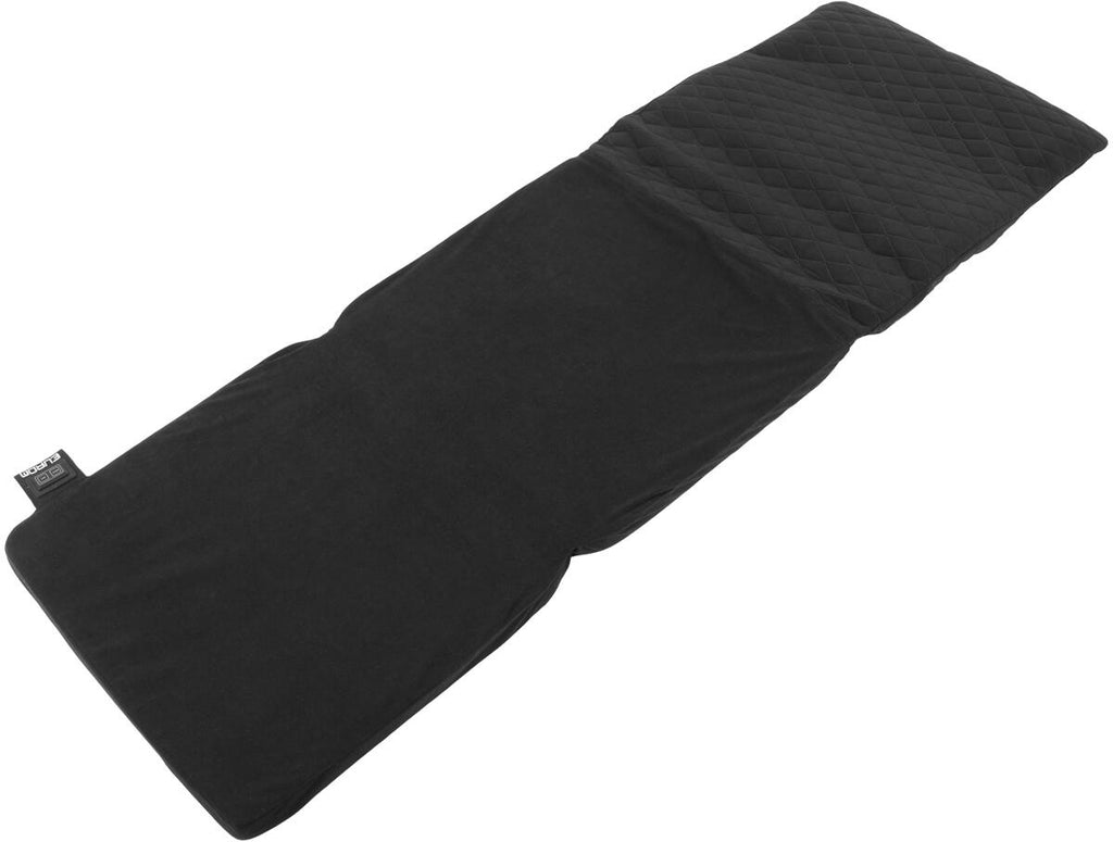 Oppvarmet stolpute Warmigo Dual 144x46 cm svart bakside