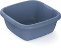 Oppvaskbalje firkantet 8 liter 34,5x34,5x13 cm resirkulert plast Rotho forfra