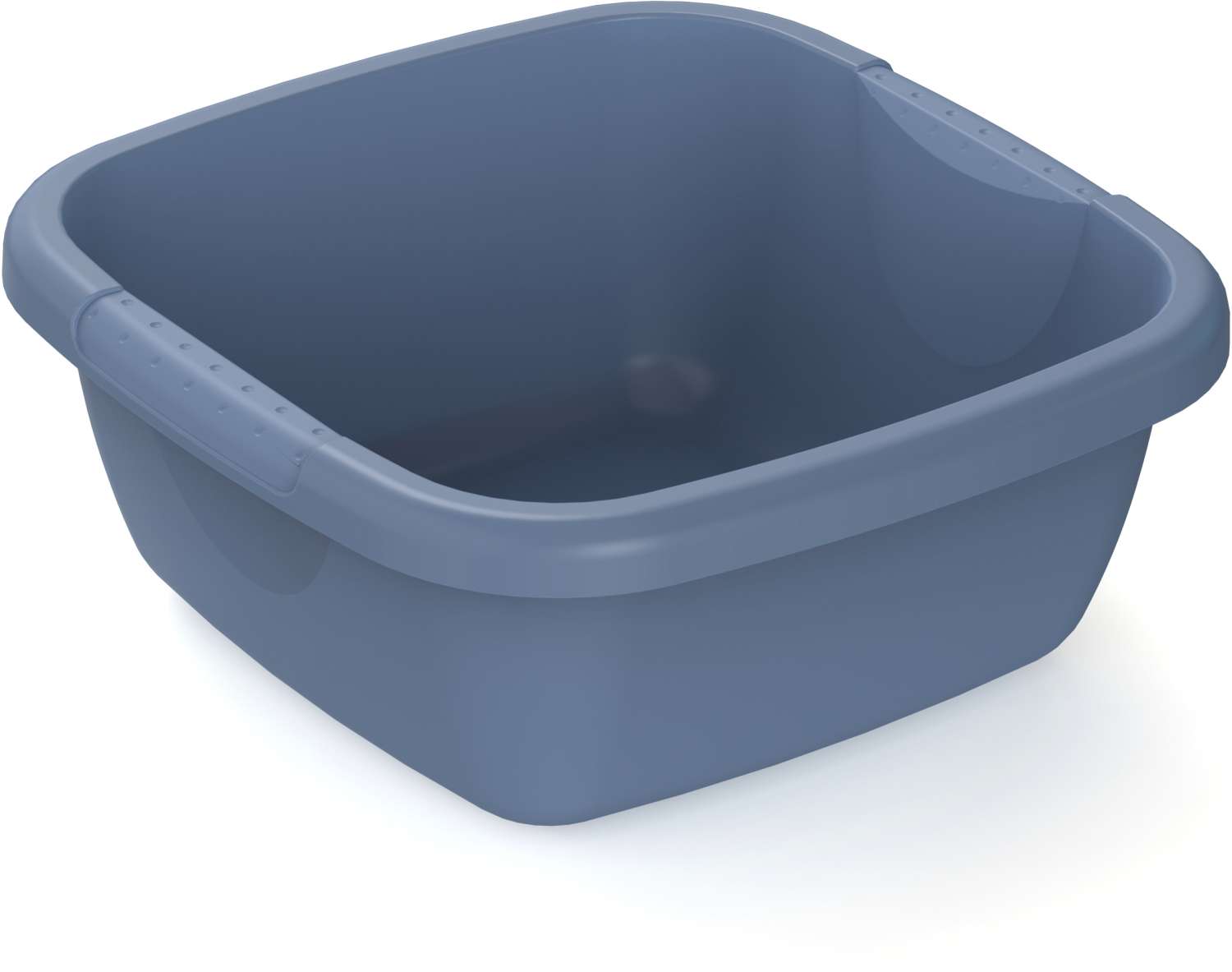 Oppvaskbalje firkantet 8 liter 34,5x34,5x13 cm resirkulert plast Rotho forfra