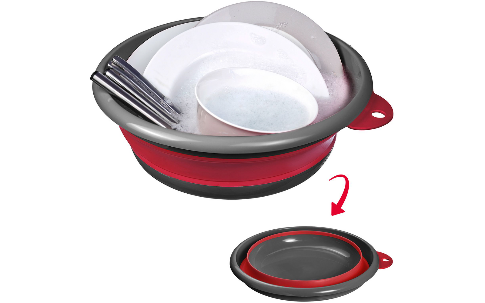 Oppvaskbalje sammenleggbar 4500 ml - Westmark bakside