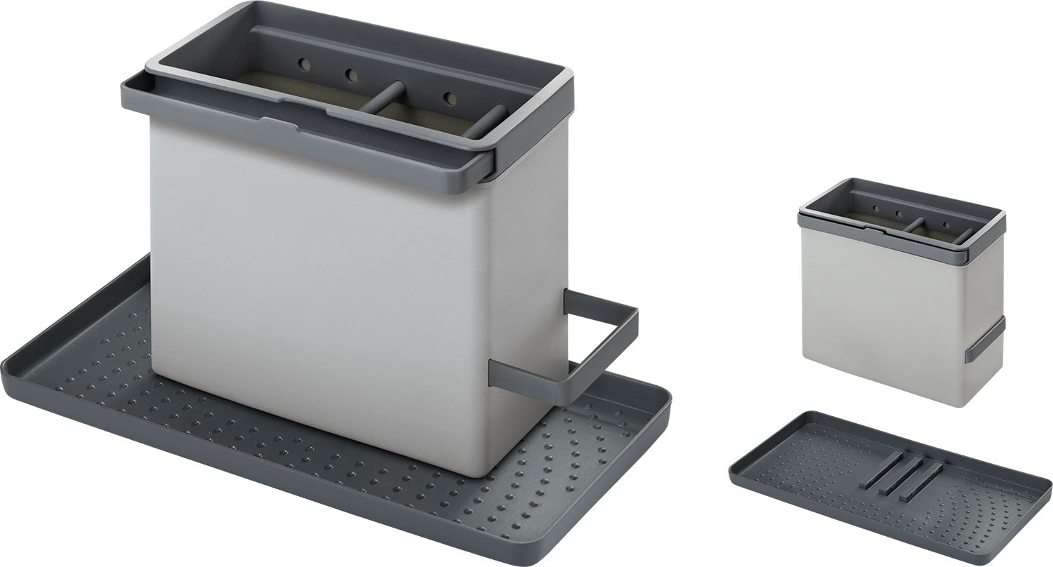 Oppvaskkum-organiser Tidytex 24x13x14 cm grå Metaltex for kjøkkenoppbevaring