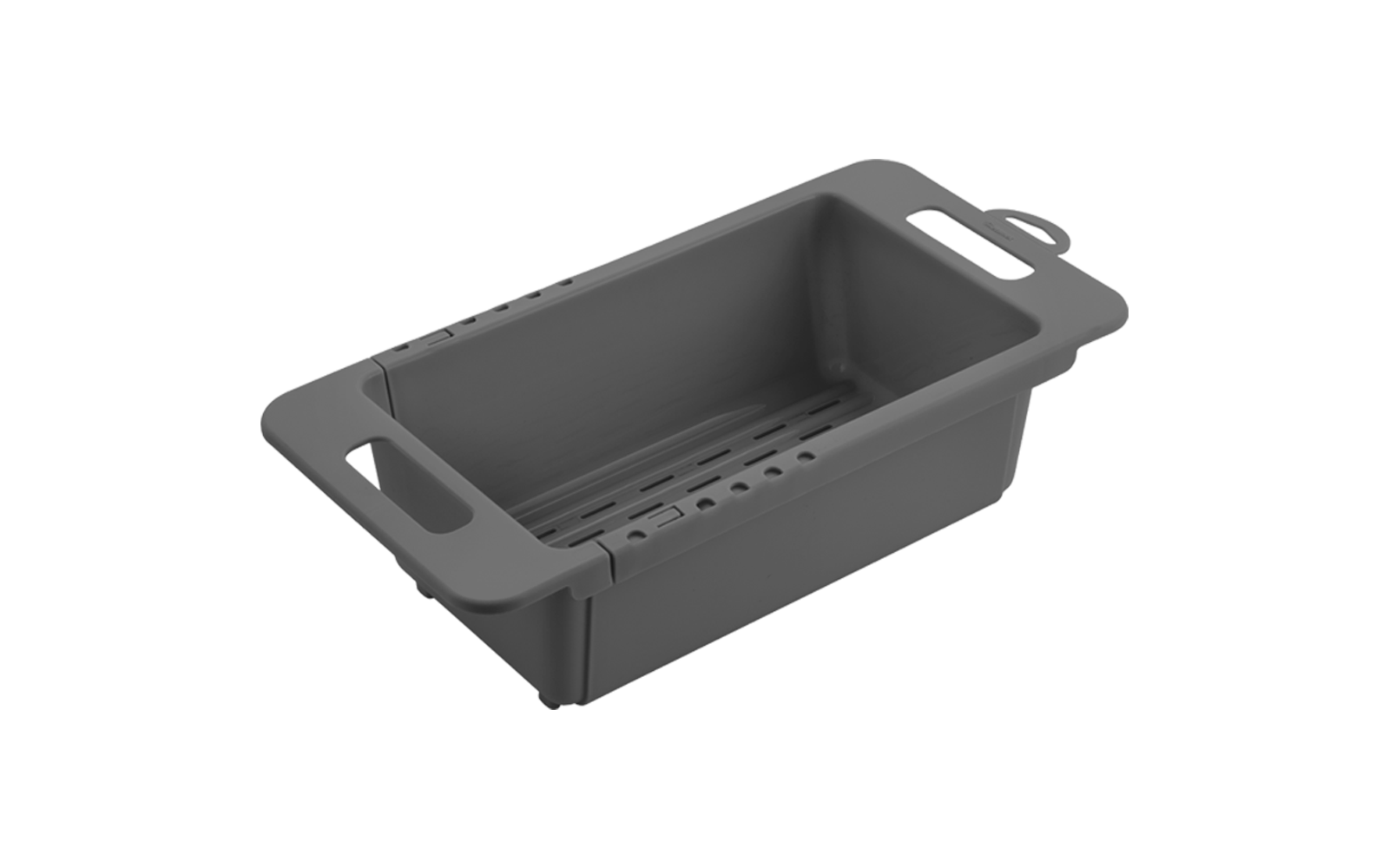 Oppvaskkurv uttrekkbar 35-52 cm Drain-Flex Metaltex sett fra siden