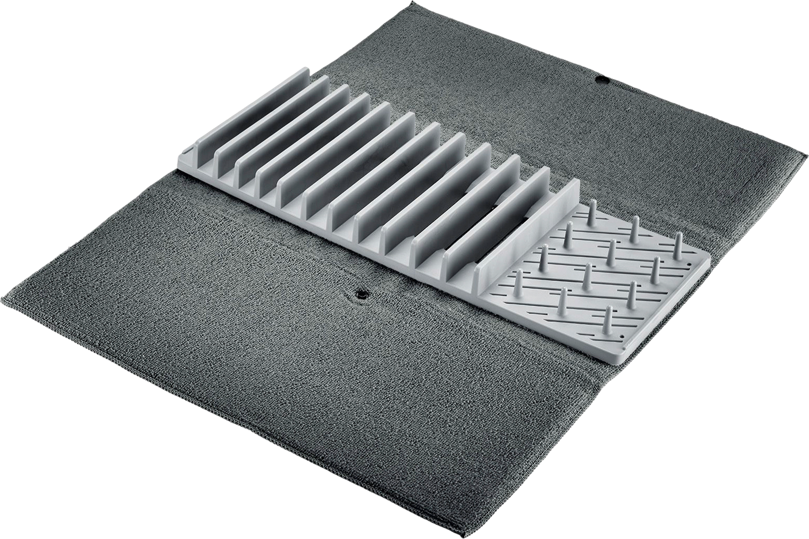 Oppvaskmatte med oppvaskstativ 60 x 46 cm Westmark forfra
