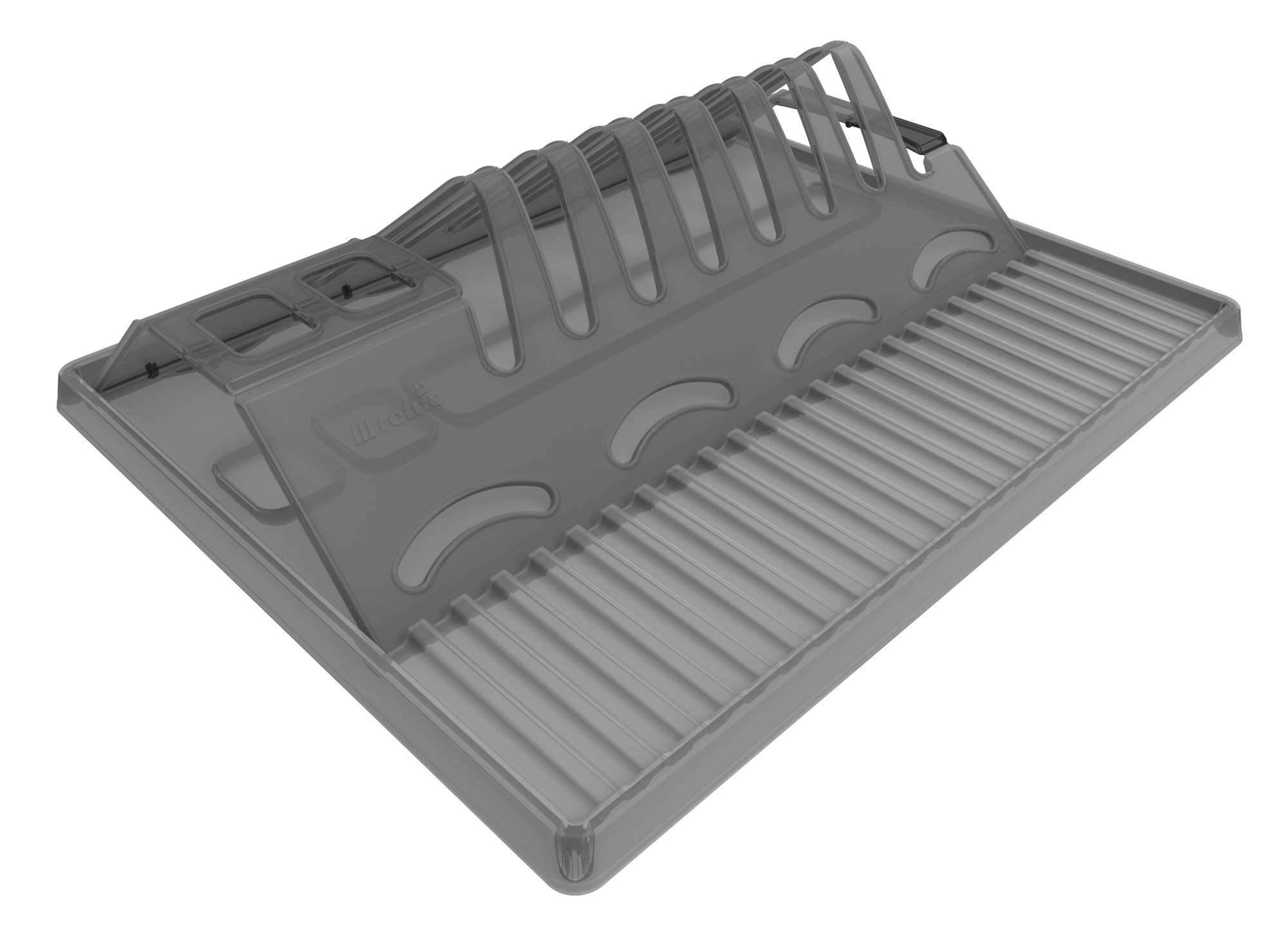 Oppvaskstativ Spacewonder sammenleggbart 39x32 cm - Rotho for campingbruk
