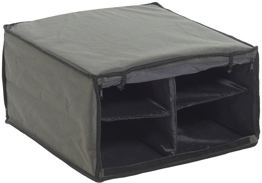 Organizer for campingskap i polyester grå bakside