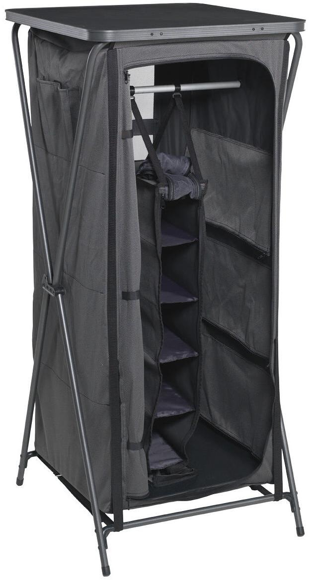 Montert Organizer for campingskap i polyester grå