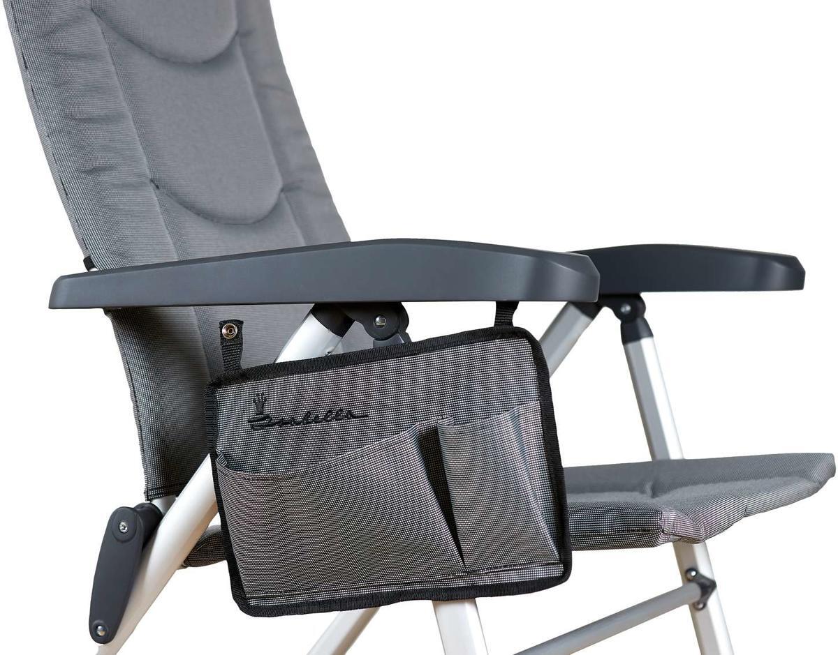 Organizer sidelomme for campingstoler 30×20 cm polyester Isabella montert på stol