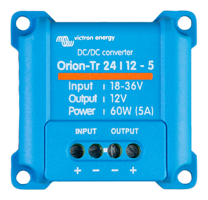 Orion Tr DC/DC-omformer 18-35V til 12,7V 60W forfra