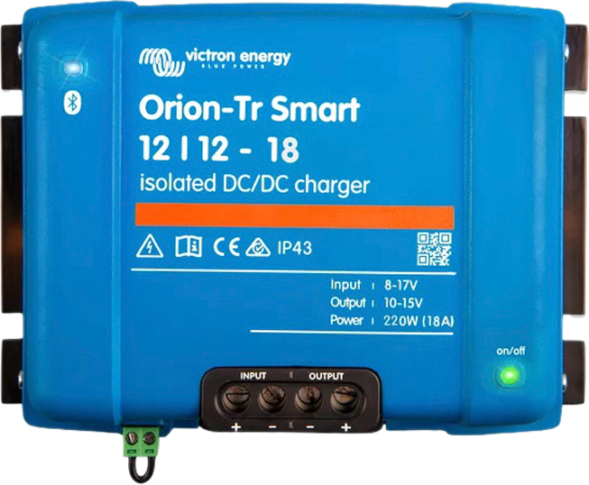Orion-Tr Smart DC-DC ladebooster 12/12 18A med Bluetooth fra Victron Energy