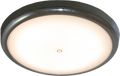 Ossona LED taklampe rund 17,8 cm krom 3 lystrinn touch 12V montert
