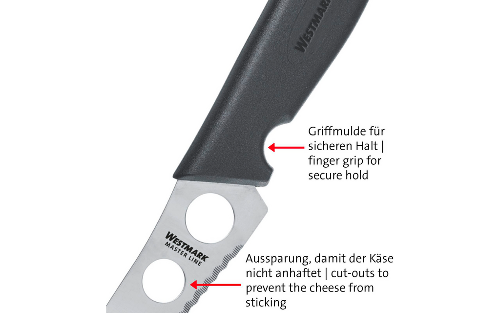 Ost- og kjøkkenkniv Master Line 13,5 cm rustfritt stål montert med klingevern
