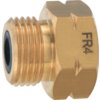 Overgangsnippel FR4 Shell-F til W 21,8 for europeiske gassflasker GOK detalj