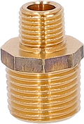 Overgangsstykke messing 1/2" til 1/4" - Reich forfra