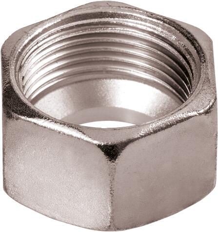Overkastemutt ML 6 M12x1,5 forsinket stål 6 mm fra GOK