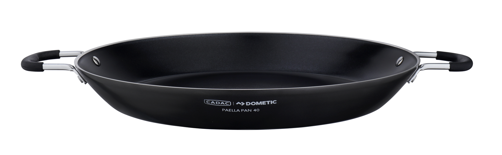 Paellapanne 40 cm aluminium med keramikbelegg 2,5 kg - Cadac forfra